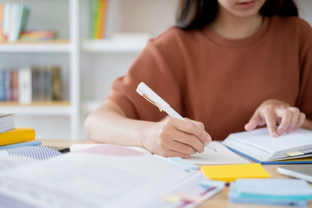 Student studying in IP Tuition